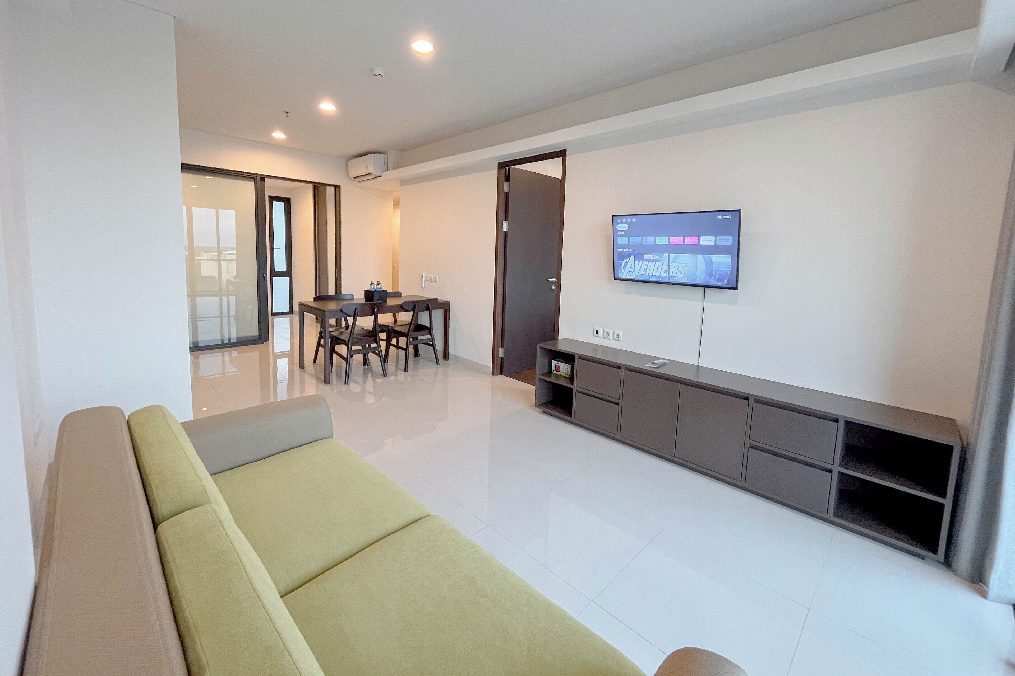 Standardlejlighed - 2 soveværelser | Opholdsområde