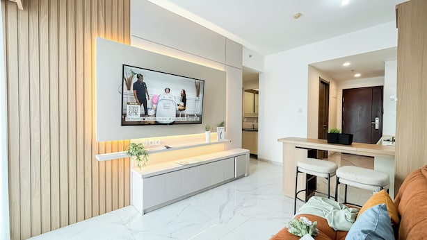 Standard Apartment, 2 Bedrooms | Living area - Homey 2Br At Sky House Bsd Apartment (Pagedangan)