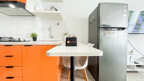 Standard Studio, 1 Bedroom | Private kitchen - Contemporary Studio At Apartment Lrt City Bekasi (Bekasi)