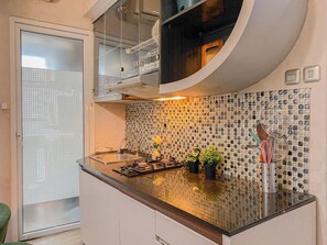 Standard Apartment, 3 Bedrooms | Private kitchen - Spacious And Homey Combined 3Br Apartment Green Pramuka City (Jakarta)