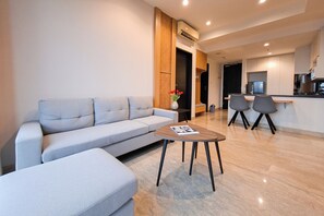 Standard Apartment, 1 Bedroom | Living area - Chic And Trendy 1Br At Apartment Branz Bsd City (Pagedangan)
