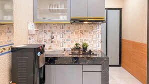 Apartemen Standar, 2 kamar tidur | Dapur pribadi