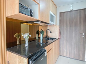 Interior - Cozy And Minimalist Studio At Lrt City Sentul Apartment (Bogor)