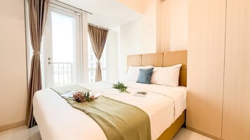 标准开间, 1 间卧室 | 床单