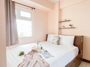 Apartamento standard, 2 quartos | Roupa de cama