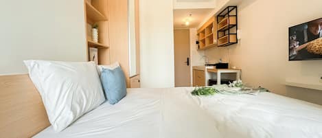 Standaard studio, 1 slaapkamer | Beddengoed