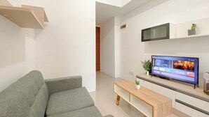 Standard Apartment, 1 Bedroom | Living area - Simple Grey 1Br At Vittoria Residence Apartment (Jakarta)