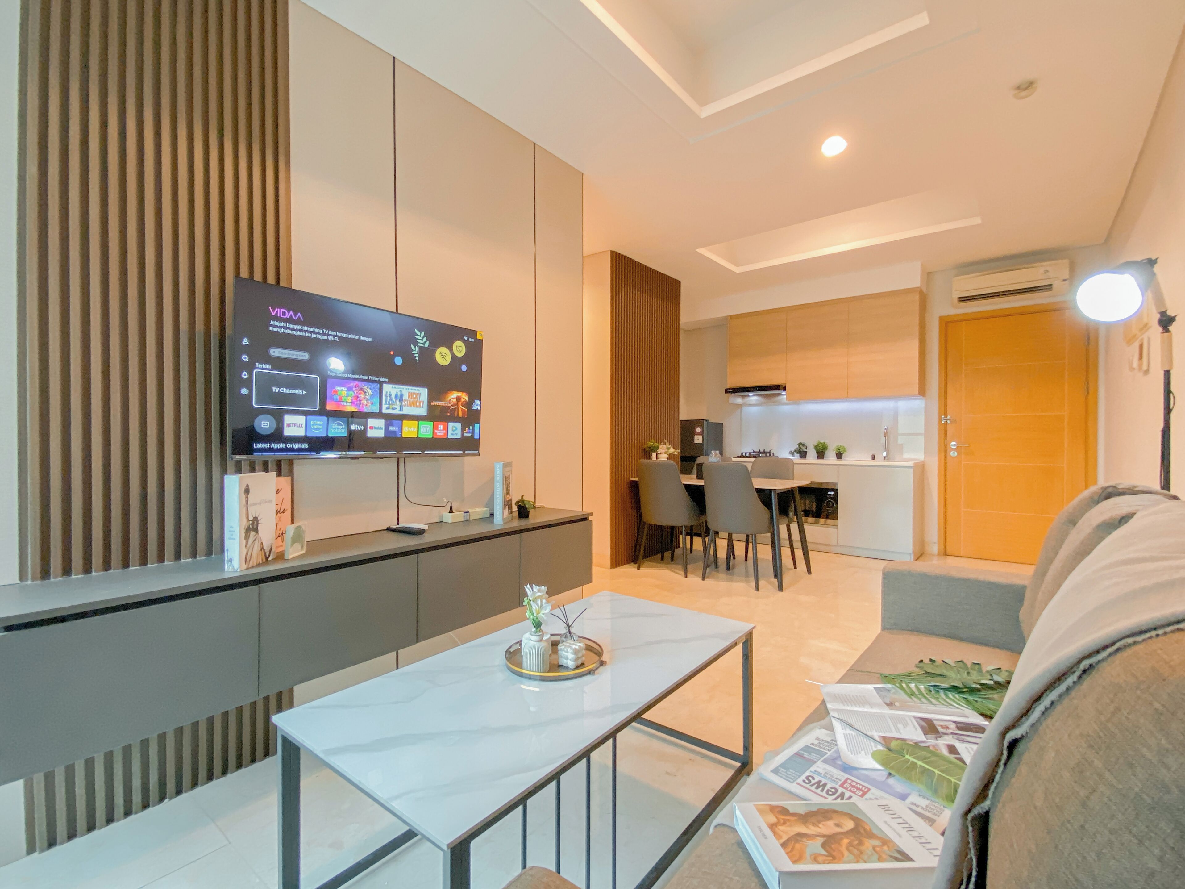 Apartamento estándar, 2 habitaciones | Zona de estar