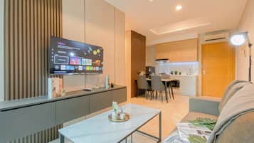 Apartamento estándar, 2 habitaciones | Zona de estar