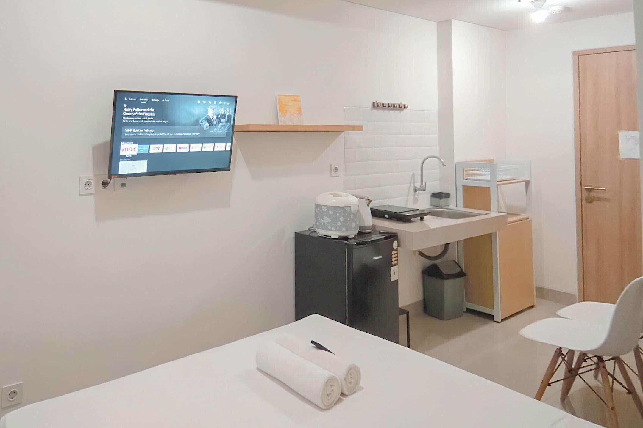 Estudio estándar, 1 habitación | Ropa de cama 