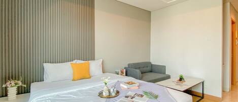 Standaard studio, 1 slaapkamer | Beddengoed