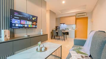 Apartamento estándar, 2 habitaciones | Sala de estar