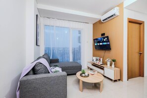 Standard-Apartment, 2 Schlafzimmer | Wohnbereich