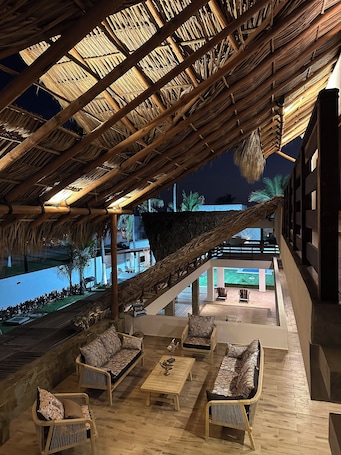 Terrace/patio. Casa Balam- Oceanfront Paradise and Sunsets