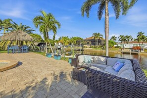 Terrace/patio - Cape Escape on the Water / Heated Pool (Cape Coral)