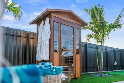 Ocean Lux Villa/SPA/Sauna/Beach Volley/Pickle/BBQ