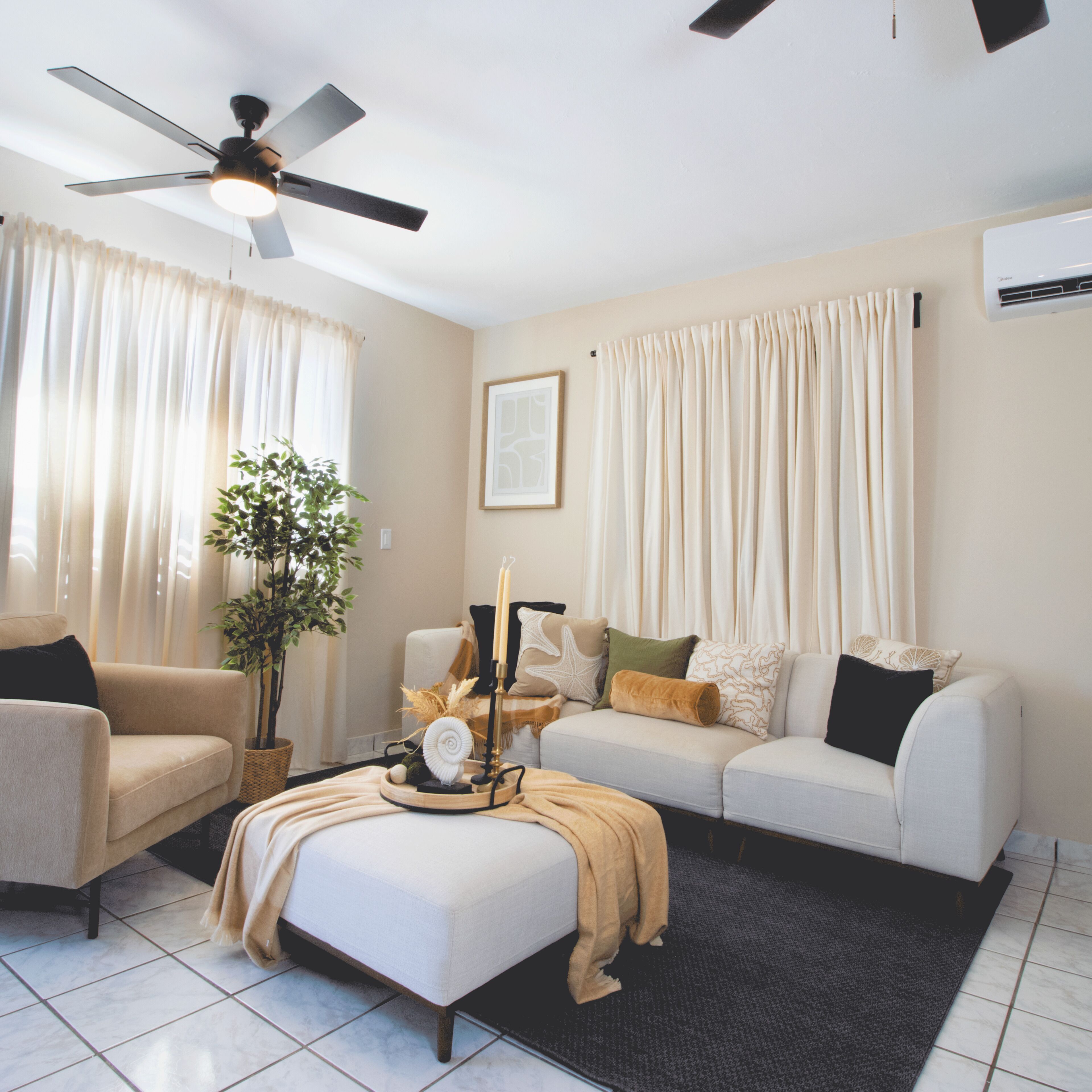 Casa de lujo, junto a la playa | Sala de estar