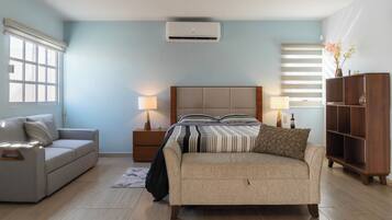 Desk, iron/ironing board, free WiFi, bed sheets