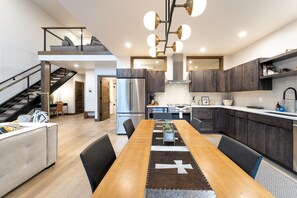 Dining - New! Heart of Downtown | 3BR, 2BA | Private Hot Tub & Fire Pit (Whitefish)