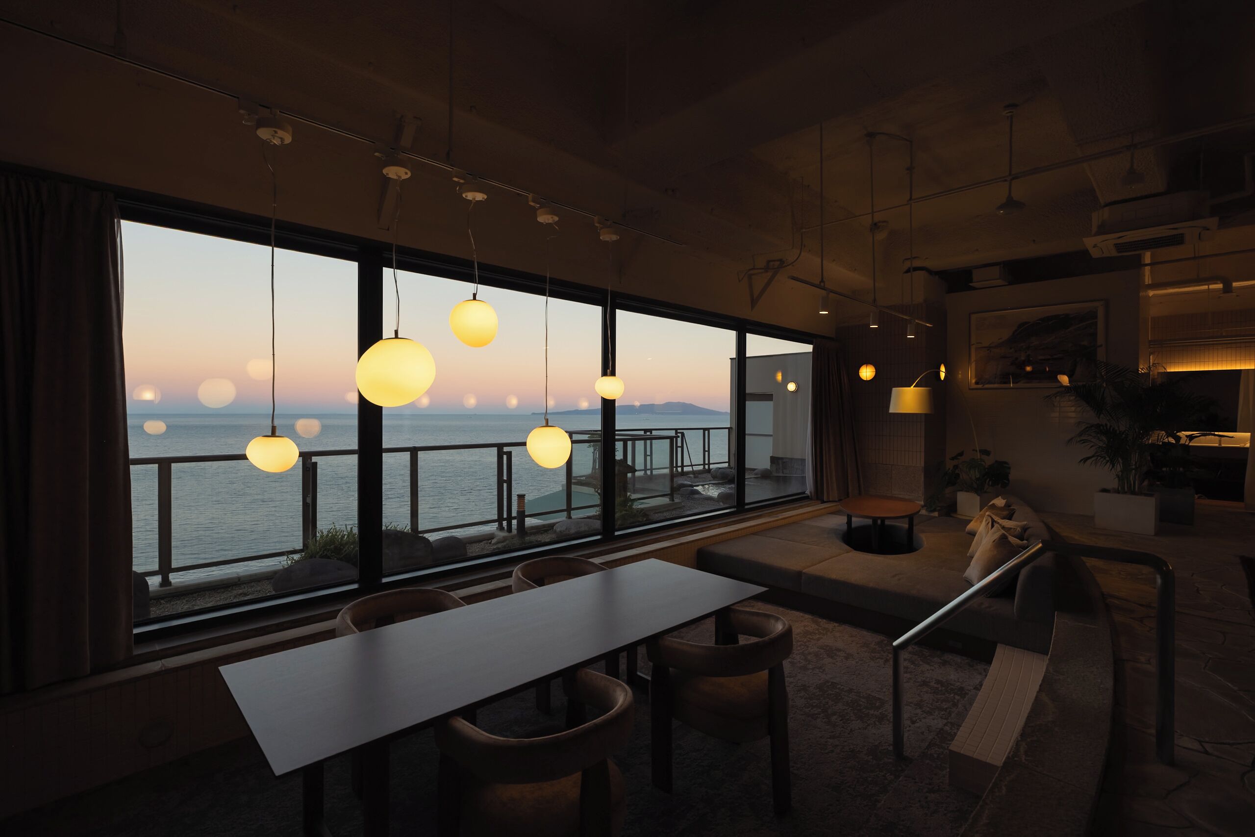 Suite Deluxe, sauna, vue océan | Vue de la chambre