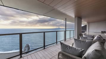Chambre Standard, salle de bains privée, vue océan | Vue depuis le balcon
