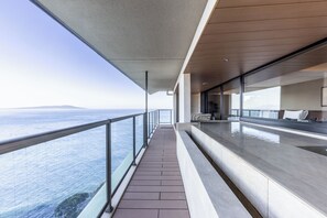 Luxury Suite, Sauna, Ocean View | Balcony view - IZU RETREAT by Onko Chishin (Higashiizu)
