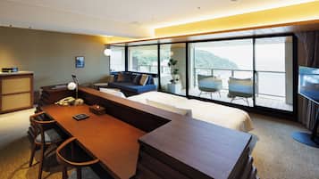 Chambre Standard, salle de bains privée, vue océan | Literie hypoallergénique, couette en duvet d'oie