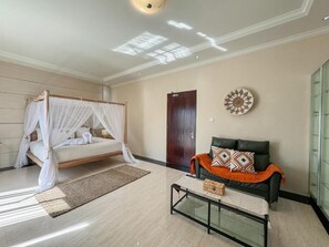 华丽双人房 | 办公桌、笔记本电脑工作区、免费 WiFi