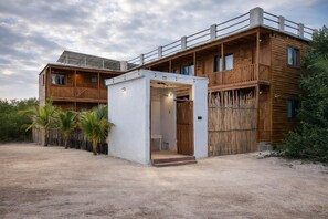 Grand Room, 1 King Bed, Private Bathroom, Beachside | View from room - Hotel Selva y Mar (Isla Holbox)