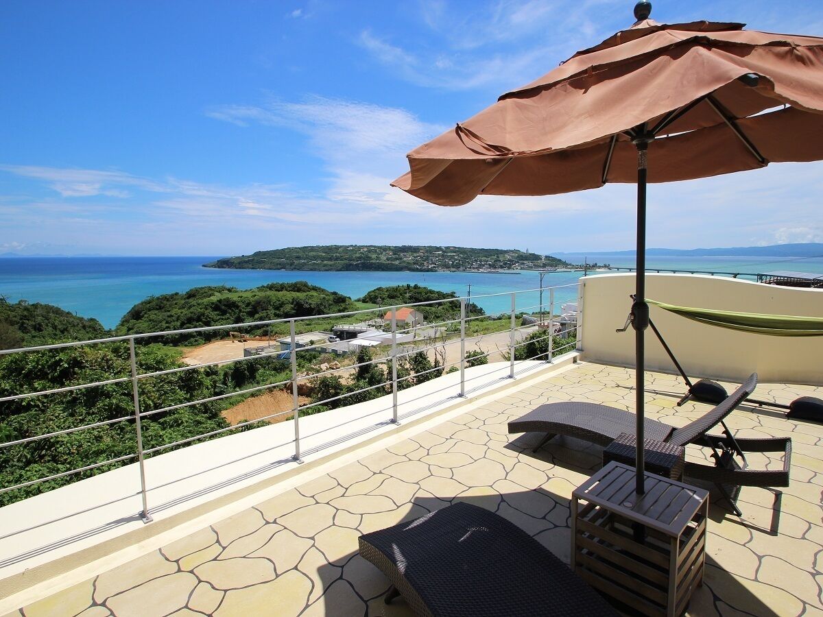 Perushuvila, valtamerinäköala | Terassi/patio