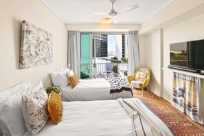 Room - Hotel Style Room with Balcony and City Views at Mantra Trilogy (Cairns City)
