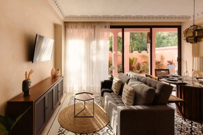 TV, offices - New Moroccan Riad · Private Pool · Aldea Zama (Tulum)