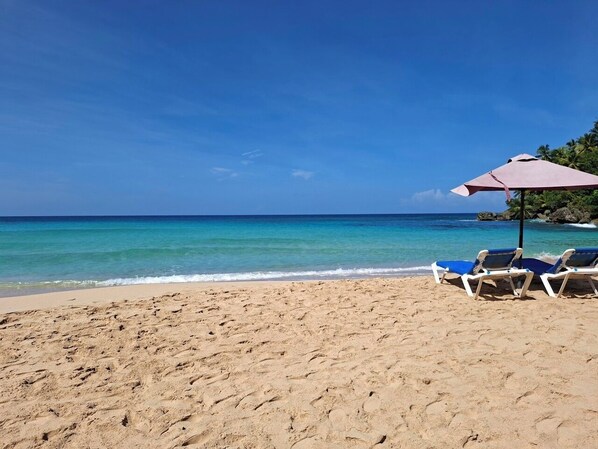 Liggestole, badehåndklæder