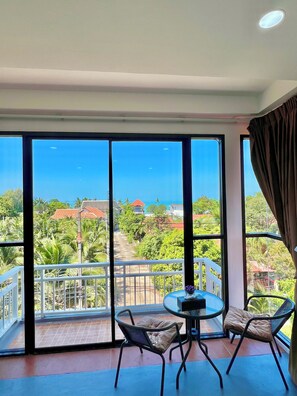 Deluxe Double Room, Balcony, Sea View | Terrace/patio - Serenity by Peace Garden, Koh Samui (Koh Samui)