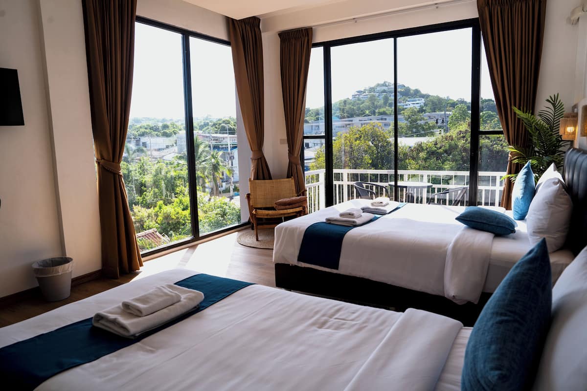 Triple Room, Balcony, Pool View