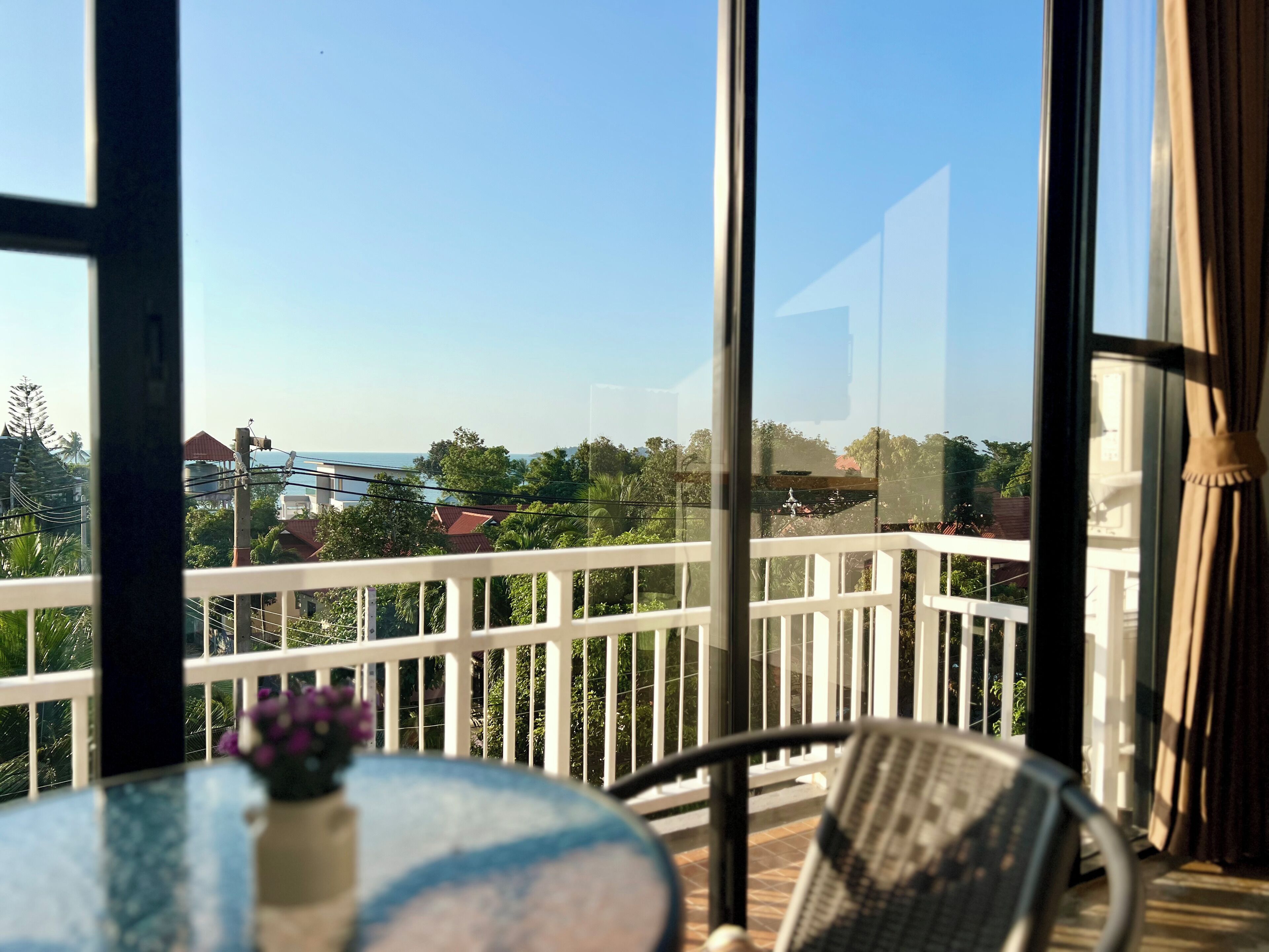 ห้องดับเบิล, ระเบียง, วิวทะเล | ลานระเบียง/นอกชาน