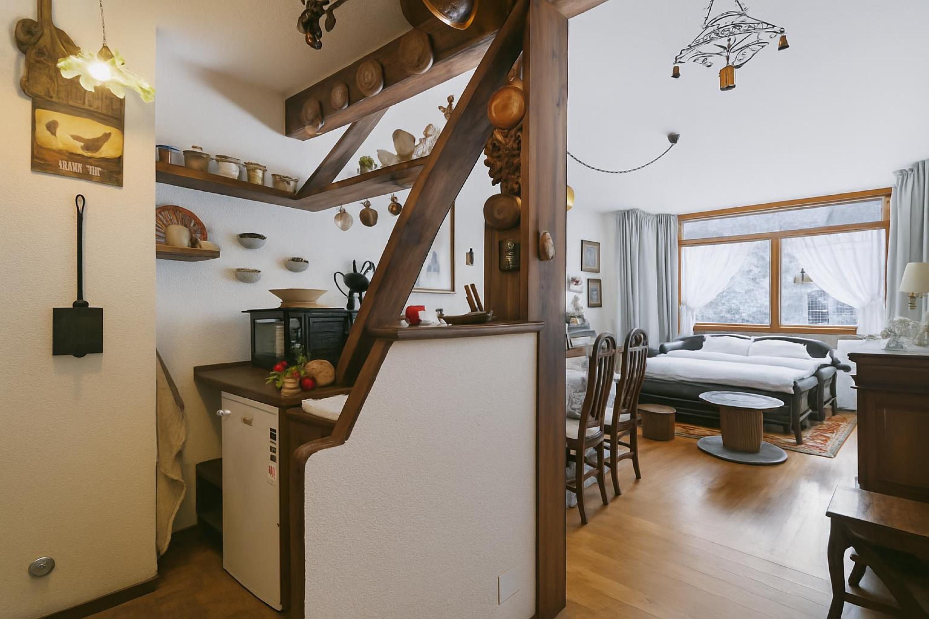 Keuken en eetkamer