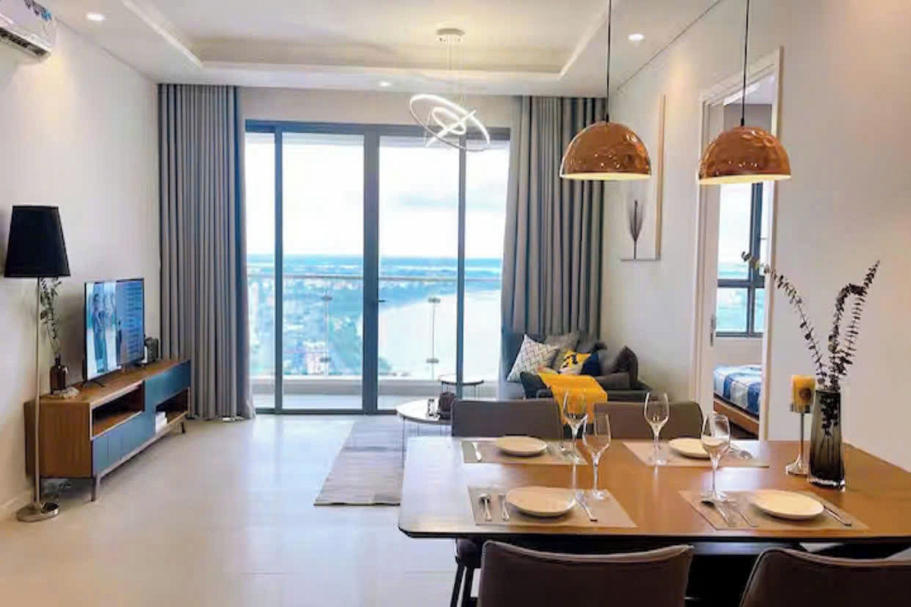 ห้องเพรสซิเดนเชียลสวีท, 2 ห้องนอน, ใช้คลับเลานจ์ได้, วิวเมือง | ผ้าปูที่นอนฝ้ายอียิปต์, เครื่องนอนระดับพรีเมียม, ผ้านวมขนเป็ด