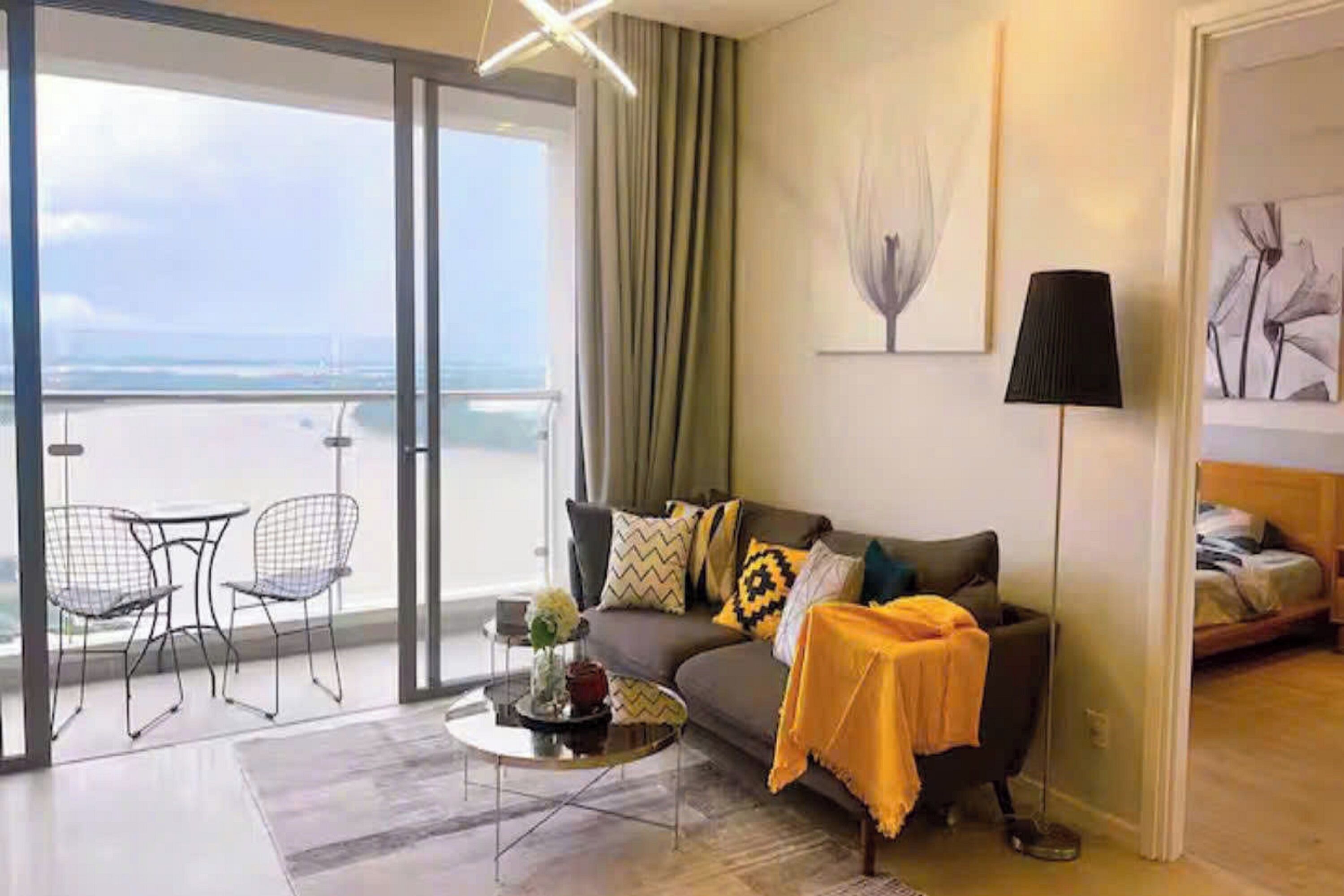 Suíte presidencial, 2 quartos, acesso ao Club Lounge, vista para a cidade | Roupas de cama de algodão egípcio, roupas de cama premium