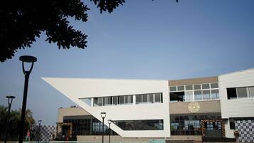 Voorkant van accommodatie