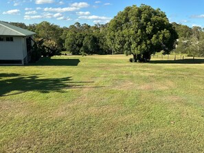 Property grounds - Just off the highway , 2 kilometres to town but still in the country. (Victory Heights)