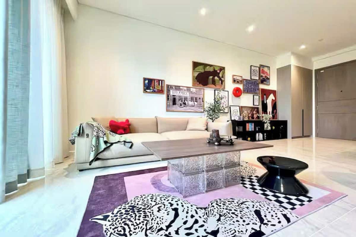 Suíte grand, 1 quarto, acesso ao Club Lounge, vista para a cidade | Roupas de cama de algodão egípcio, roupas de cama premium