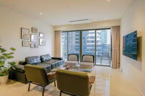 Egyptian cotton sheets, premium bedding, down duvets - Odela Luxstay The OpusK Residence Suite (An Khanh)