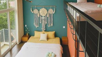 Deluxe Room, Balcony, City View | Desk, blackout curtains, iron/ironing board, free WiFi