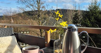 "FEWO Herzstück 27" with Bocksberg view, balcony & own parking space