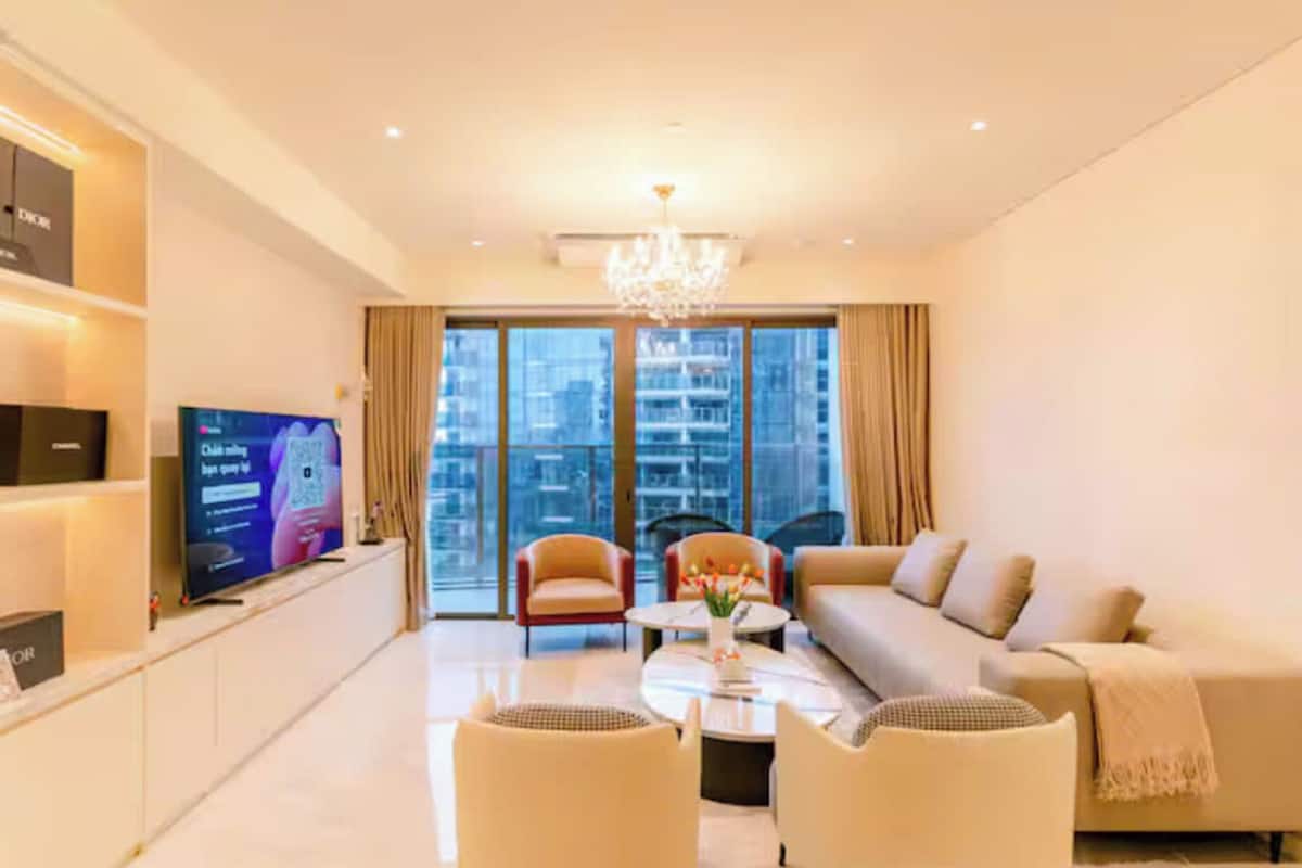 Quarto presidencial, 2 quartos, acesso ao Club Lounge, vista para a cidade | Roupas de cama de algodão egípcio, roupas de cama premium