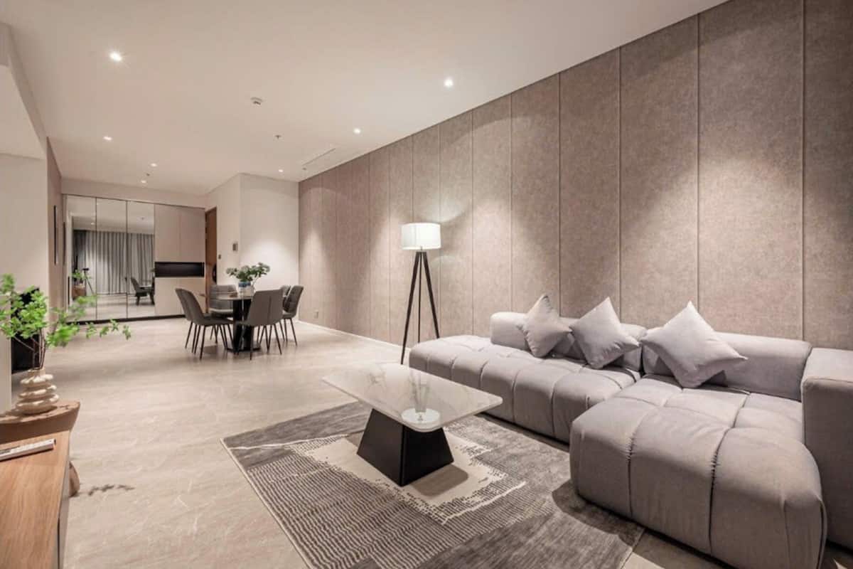 Suíte família, 3 quartos, acesso ao Club Lounge, vista para a cidade | Roupas de cama de algodão egípcio, roupas de cama premium