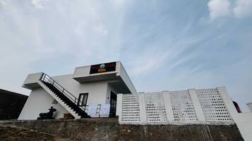 Fassade der Unterkunft