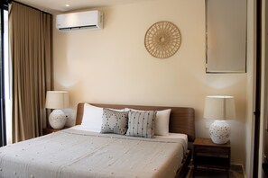 华丽公寓, 阳台, 花园景观 | 客房内保险箱、熨斗/熨衣板、免费 WiFi