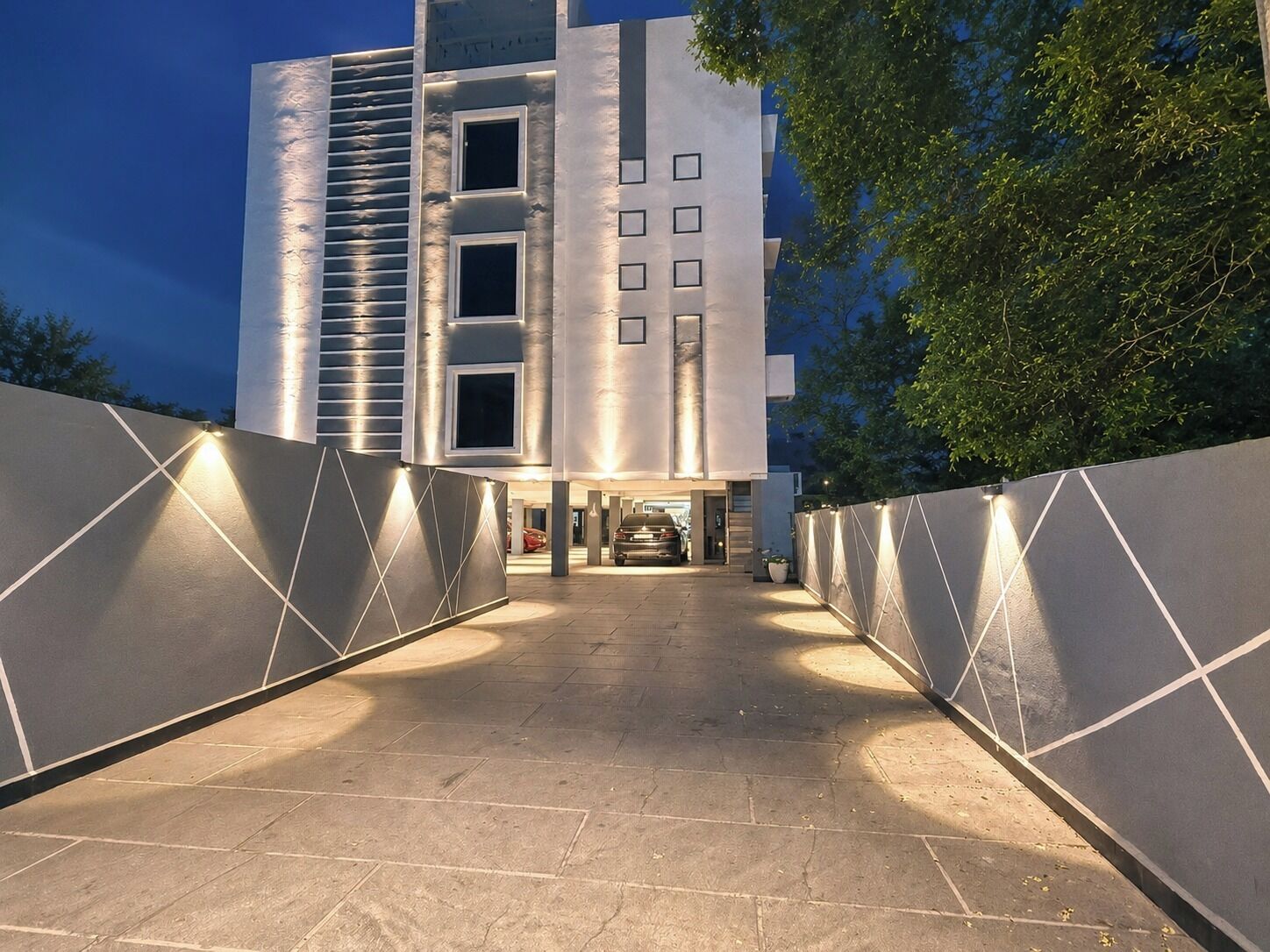 Fachada de la propiedad